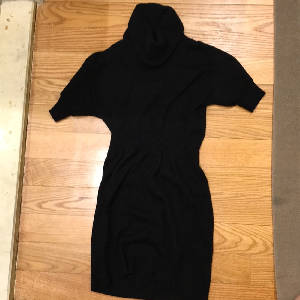 Ann Taylor Loft black sweater dress